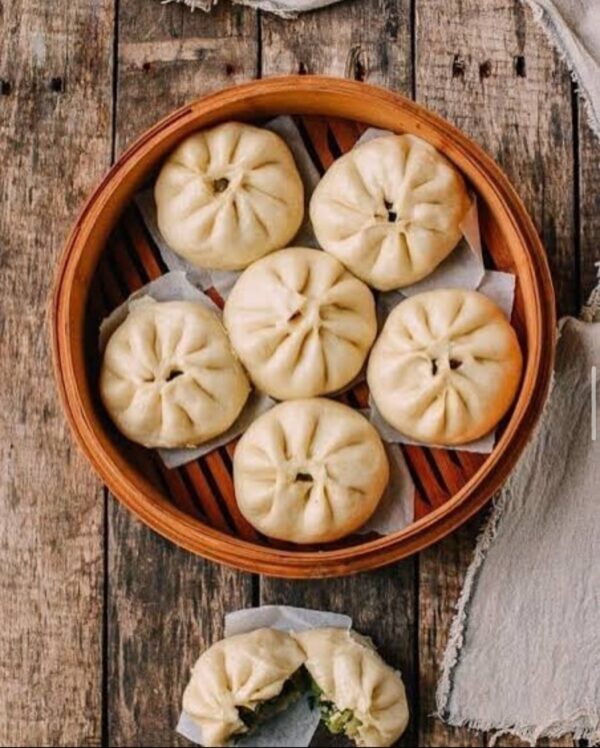 Pork filled buns