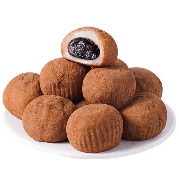 Chocolate filled mochi