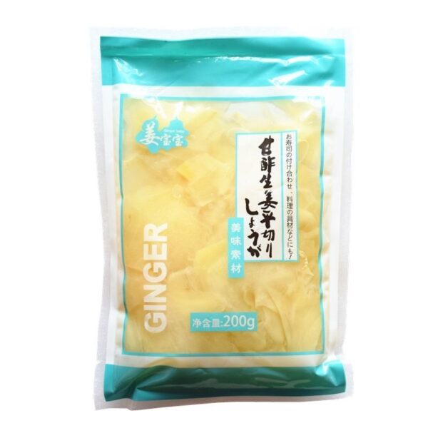 Sliced White Pickled Ginger - Image 2