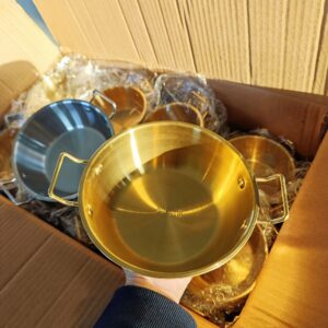 Gold 3 set stainless steel